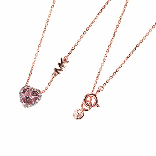 Michael Kors Rose Gold-Tone Necklace; Sterling Silver Necklaces; Jewelry for Women2