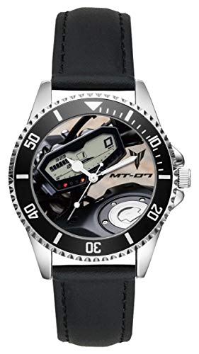 KIESENBERG Montre Homme Cadeau pour Yamaha MT-07 Fans Cockpit Compteur de Vitesse Quartz Analogique Montre-Bracelet L-20820
