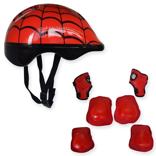 Kit De Proteção Infantil Para Skate Bike Patins C/Capacete Patinete 7pc