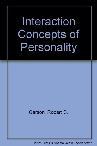 Interaction Concepts of Personality B001JTXCT2 Book Cover
