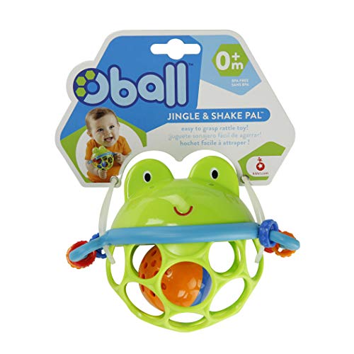 Bright Starts Oball Musical Toy, Jingle & Shake Pal, Bpa-Free Easy-Grasp Baby Rattle Toy, Ages Newborn+ #TOP6