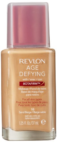 Revlon Age Defying Makeup with Botafirm, SPF 20, Normal/Combination Skin, Sand Beige 10, 1.25 Ounce (Pack of 2)
