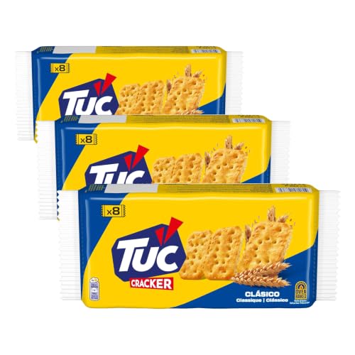Tuc Break Galletas Saladas 8 Bolsitas, 250g Paquete De 3