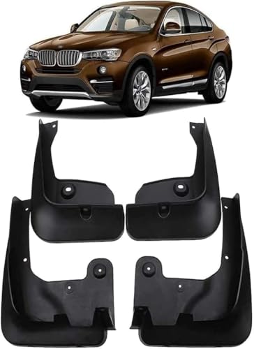 Bavettes garde-boue voiture BMW X4 F26 anti-éclaboussures de boue sable