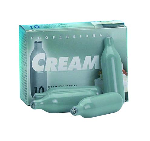 Lot de 10 cartouches à visser pour siphon chantilly Cover