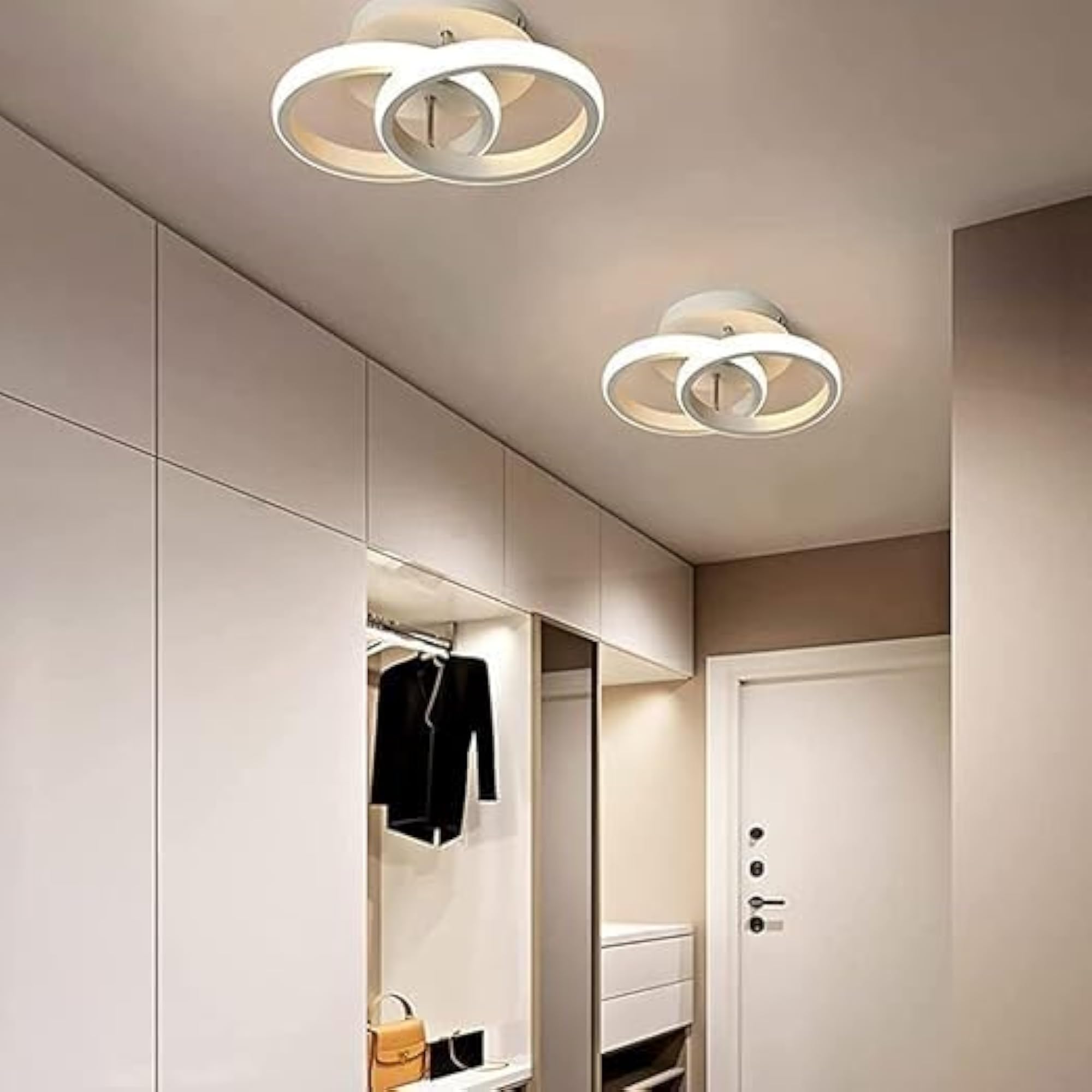 Round LED Ceiling Light and Wall Lamp for Bedroom & Living Room