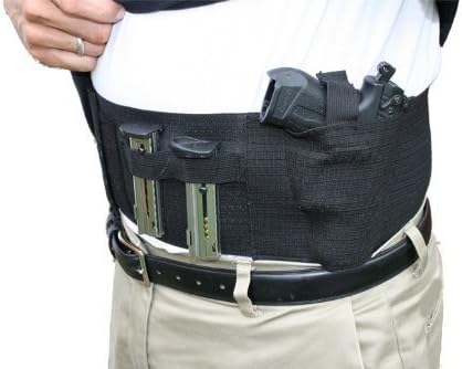 Belly Band Hand Gun Holster - Abdomen Holster - Cross Draw - Any Gun - Any Clothing - Right or Left Hand - Men or Woman