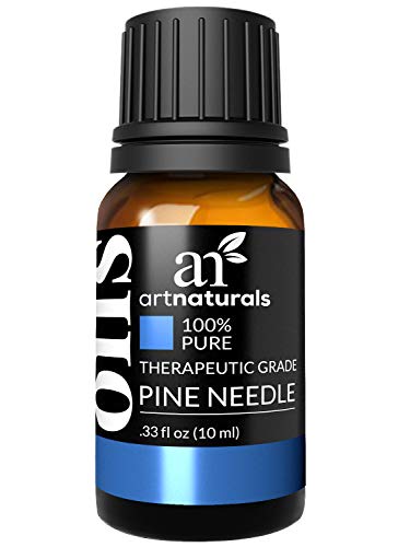 ArtNaturals 100% Pure Pine Needle Essential Oil - (.33 Fl Oz / 10ml) - Undilued Therapeutic Grade - Cleanse Purify and Breathe - Holiday Fir Christmas Tree Scent for Aromatherapy Diffuser