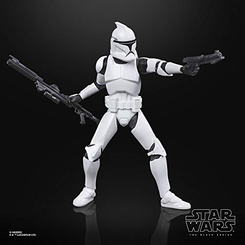 Star Wars The Black Series Phase I Clone Trooper Toy 6-Inch Scale The Clone Wars Collectible Action Figure, Kids Ages 4 And Up,E9367 #TOP2