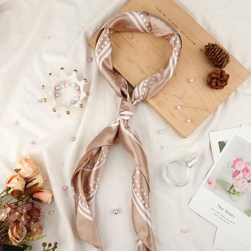 Silk Like Head Scarf for Women, Silk Hair Wrap for Sleeping, Women's Scarves & Wraps, 35in x 35in Bandanas for Women4