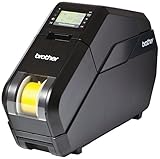 Brother TP-M5000N - Impresora de Etiquetas (LCD, 15, 38, 50 mm, Transferencia térmica, 300 x 300 dpi, Negro, Alámbrico)