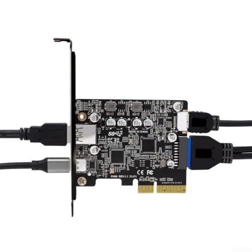 PCI Express 3.2 tarjeta gen2 10 Gbps adaptador doble puerto A para PC Windows Linux 3