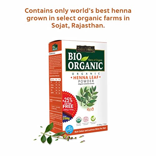 Polvo de hoja de henna roja orgánica 100% natural 200g+50g miniatura 4