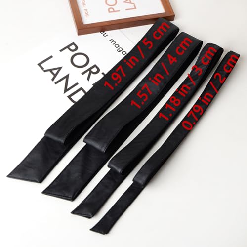 Soft Leather Tie Sash for Women Jacket Waist Band Belt Leather Trench Coat Belt Replacement2