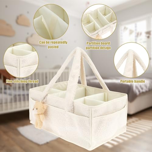 Panier à couches pour table à langer, la solution au désordre des soins bébé - 5