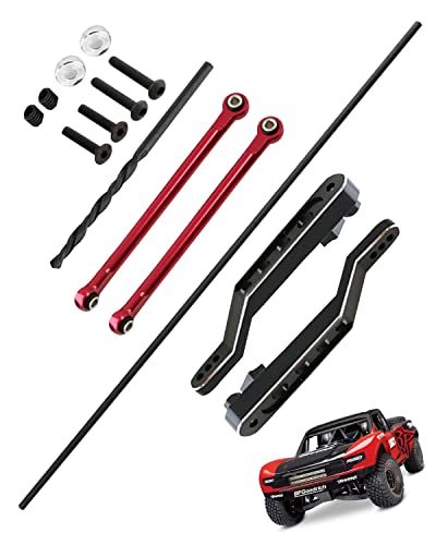Rcmyou Rear Sway Bar Rc Car Anti-Sway Bar Anti-Roll Mount Upgrade Parts For 1/7 Rc Unlimited Desert Racer,Steel #45 Rear Sway Bar Hop Ups #TOP21