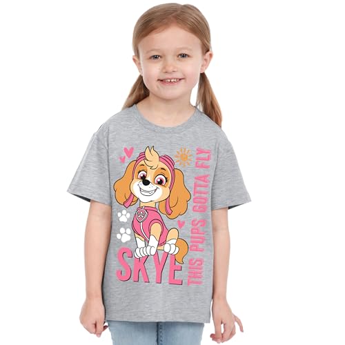 Paw Patrol Girls T Shirts 2 Pack | Pack of 2 Girls Tee Shirts | Everest and Skye Shirts2