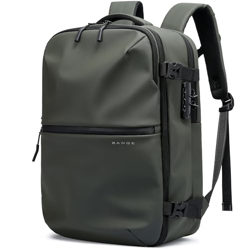 Image of BANGE Sleek Fashion Backpack Combines Anti-Theft Security with Lightweight Comfort for Trendy Travelers