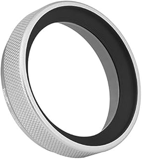 Haoge LUV-X54W Metal Lens Hood Shade with MC UV Protection Multicoated Ultraviolet Lens Filter for Fujifilm Fuji X100V Camera Silver
