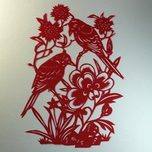 Amazon.co.jp: 切り絵・花・鳥 中国雑貨 【多幸屋】 切り絵販売 : 本