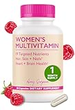 Amy Suzanne Women's Multivitamin - 19 Targeted Vitamins & Nutrients for Women - Supports Hair, Skin & Nails, Cognitive Health, Focus, & Heart Health - 1 Vegan Capsule Daily, 30 Day Supply