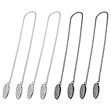 4 Stück Serviette Clips Kette Metall Serviette Klammer Lätzchen Kette Clip Modisch, elegant, praktisch und langlebig Geeignet für Restaurants, Wohnungen, Hotels, Zahnkliniken, Cafés