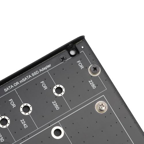 Yunseity Caja externa para SSD M.2 NGFF Key B MSATA miniatura 7