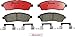 Brembo P24107N Premium Ceramic Rear Disc Brake Pad Set FORD USA OE# F81Z2200AA