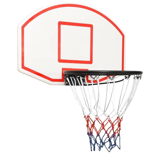 vidaXL Tablero de Baloncesto Polietileno Blanco 71x45x2 cm, aro de Baloncesto, Canasta de Baloncesto, Tablero, Canasta de Pared