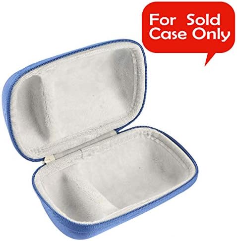 Khanka Hard Case Travel Bag for Sony SRS-XB13 /XB12 Compact and Portable Waterproof Wireless Speaker. (Blue/White)