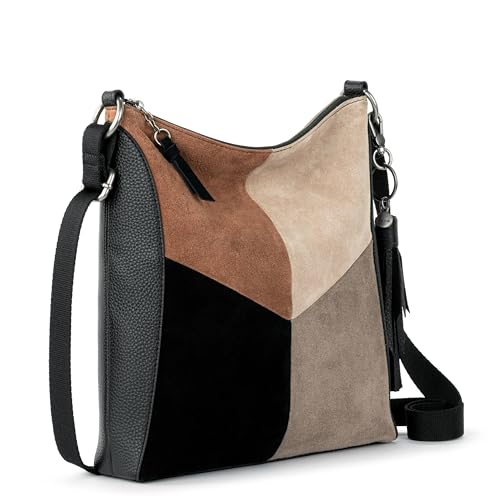 Image of The Sak Lucia Leather Crossbody Purse - Premium Leather Women's Handbag for Everyday & Travel - Cross Body Bag With Zipper