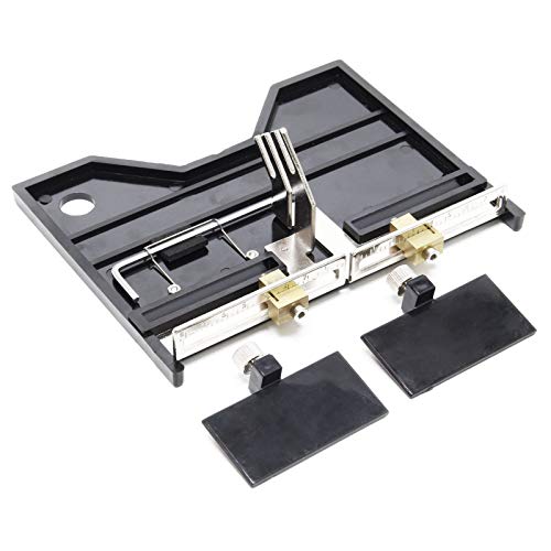 Wiltec Chariot de guidage linéaire pour coupe-polystyrène - Grand modèle - avec Échelle - pour Rainures Évidements - Matériaux isolants Styrodur Mousse