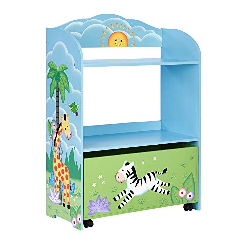 Fantasy Fields Sunny Safari Toy Organizer with Rolling Storage Box TD-13219A