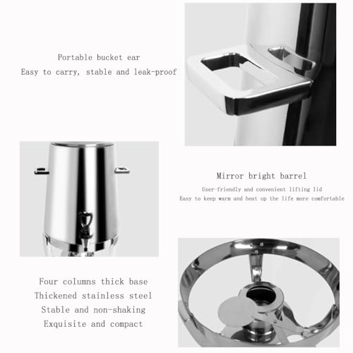 Distributore di acqua calda – Bollitore in acciaio inox per ufficio ed eventi – ideale per bevande, tè e caffè