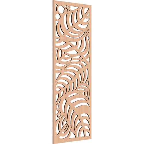 Image of 23 3 /8 inchW x 59 3 /8 inchH x 3 /8 inchT Mills Decorative Fretwork Wood Wall Panels, Alder