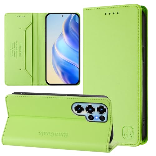 �J�o�[�Ή��@�� for Doogee Note 56X / Note 56X Pro �}�O�l�b�g�J���t���b�v�X�^���h�J�[�h�X���b�g�E�H���b�g Green