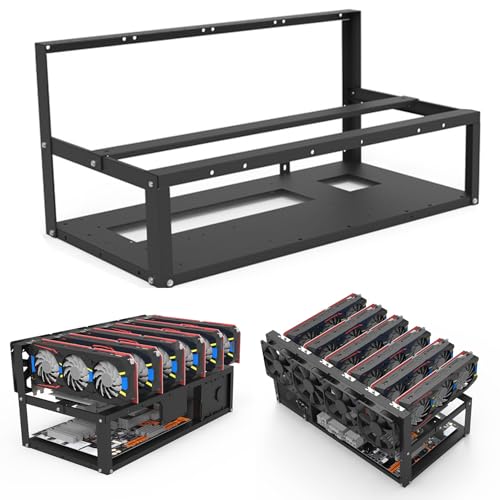 5. Materiale di alta qualità: il telaio della miniera della fossa aperta è realizzato con materiale in acciaio inossidabile di altissima qualità, che è forte, resistente e facile da usare. Proteggi completamente la GPU e le apparecchiature elettroniche.
