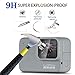 [ 4-Pack ] Diruite for GoPro Hero 7 Silver White Screen Protector, 2.5D 9H Hardness Ultra-thin Tempered Glass Camera Screen Protective Film [Anti-Scratch]