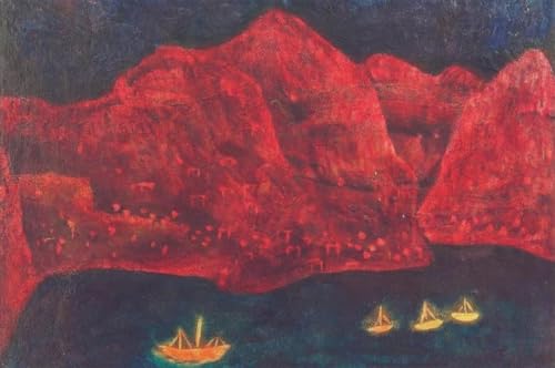 Affiche Paul Klee Voilier sur le Lac 50x90cm pour habiller un mur vide