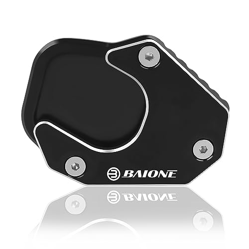 COPART Motorcycle Kickstand Pad Extender Foot Side Stand Extension Pad Support Plate For Honda CRF250 Rally CRF250L 2017 2018 2019 Black