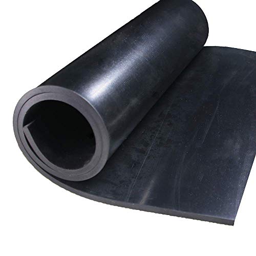 TORRAMI Neoprene Rubber Sheet Roll 3/16" (.187") Thick x 12" Wide x 24" Long for DIY Gaskets, Pads, Seals, Crafts, Flooring,Cushioning of Anti-Vibration, Anti-Slip