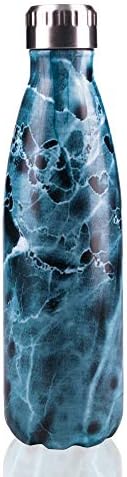 Pioneer Vacuum Insulated Stainless Steel Double Walled Hot/ Cold up to 8 Hours BPA Free Reusable Bottle 100% Leak Proof 500 ML  Ocean Blue