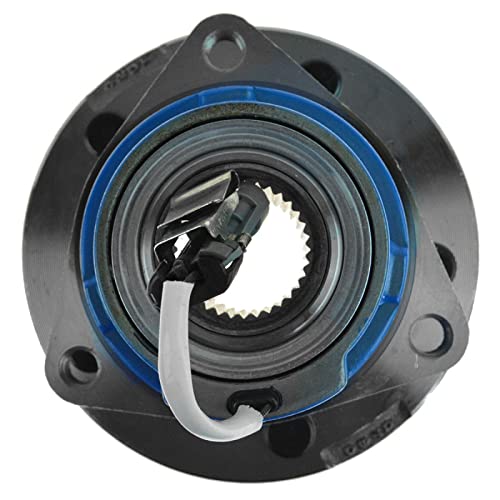 Image of TRQ 2 Piece Front Rear Wheel Bearing & Hub Assembly Set Compatible with 2002 Buick Rendezvous 2005 Terraza Chevrolet Uplander Venture 2002-2004 Oldsmobile Silhouette 2001-2005 Pontiac Aztek Montana S