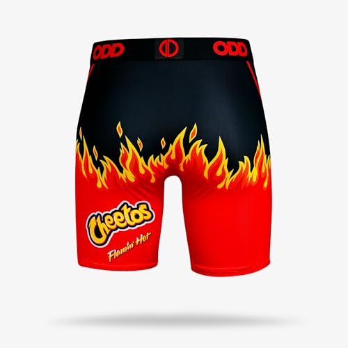Odd Sox Cheetos Flamin Hot Fire Red Men's Boxer Briefs3