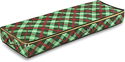 Honey-Can-Do SFT-07749 Plaid Gift Wrap Organizer