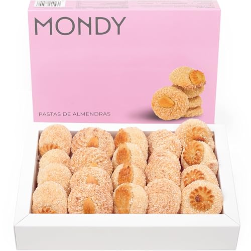 MONDY Bakery - Pastas de Almendras de Primera Calidad - Receta Artesanal Andaluza - Caja 400g