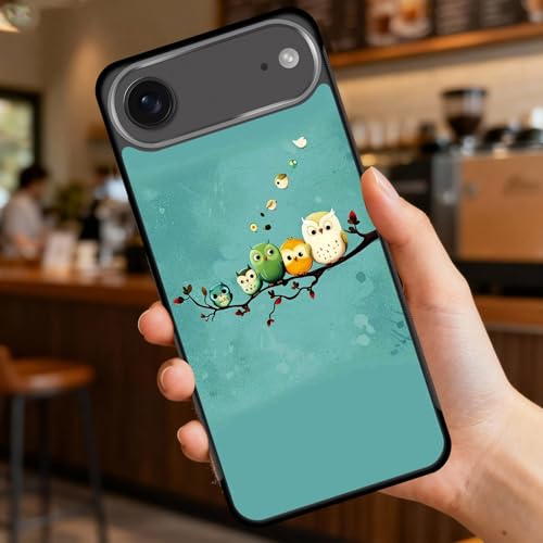 CICPLKSE for iPhone Air Case,Slim Non-Slip Shock-Absorption Rubber Phone Protective Case Cover for iPhone Air 6.5 Inch 2025,Owl Flower by CICPLKSE - Image 5