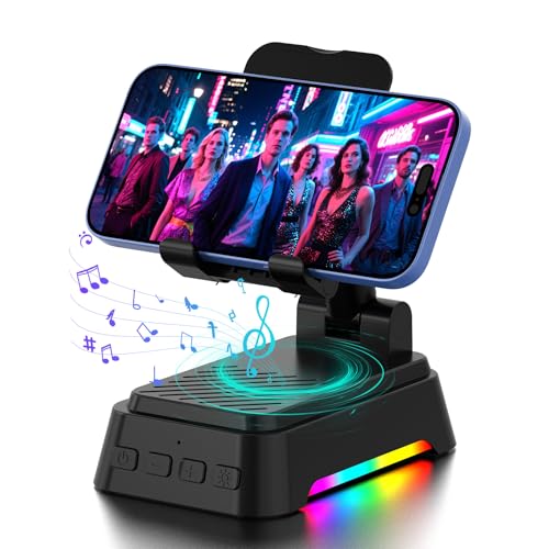 AUYLE Gifts for Men Women, Cell Phone Stand with Bluetooth