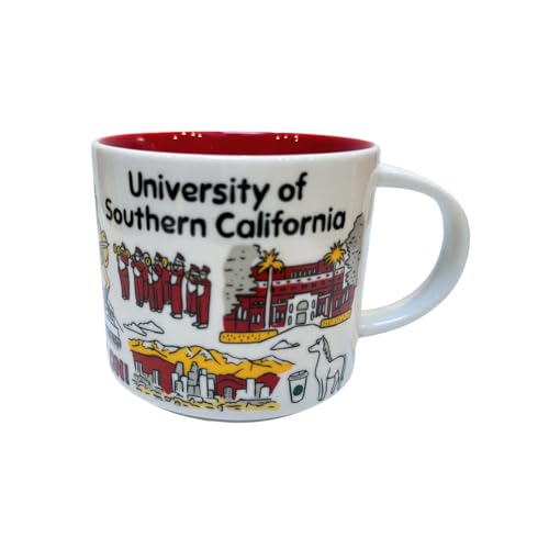 Starbucks Been There Series Campus Colección USC Taza Cerámica 14 oz