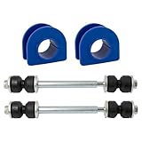 TRQ Front Suspension Kit Sway Bar Bushing Set Sway Bar Stabilizer Link Compatible with 02-06 Cadillac 99-19 Chevrolet GMC 03-09 Hummer